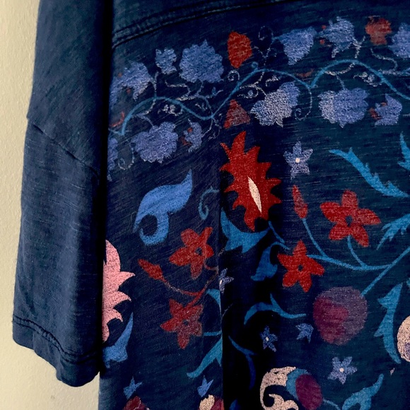 XL Lucky Brand Floral Top-Excellent Condition - Picture 2 of 8